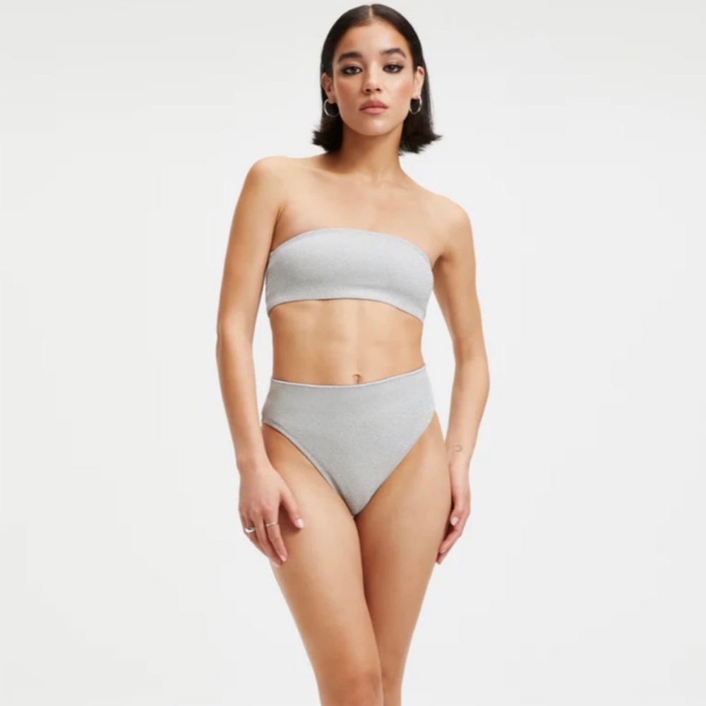 Good American Sparkle Better Bikini size XL